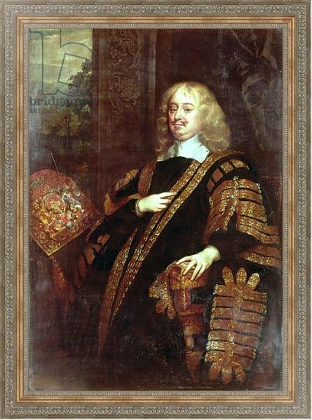 Постер The Earl of Clarendon, Lord High Chancellor с типом исполнения На холсте в раме в багетной раме 484.M48.310