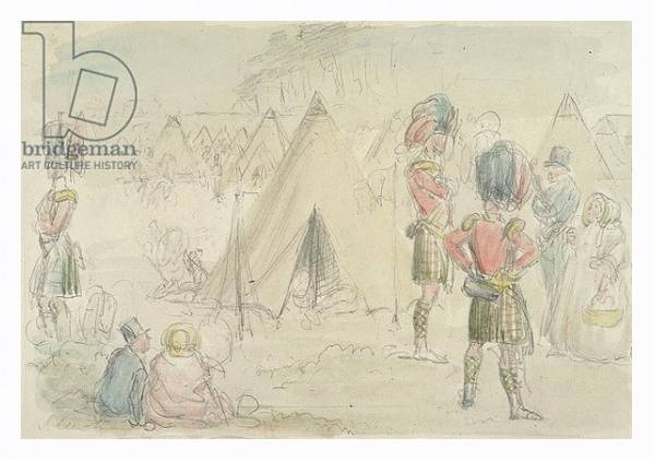 Постер Highland Regiment in Camp с типом исполнения На холсте в раме в багетной раме 221-03