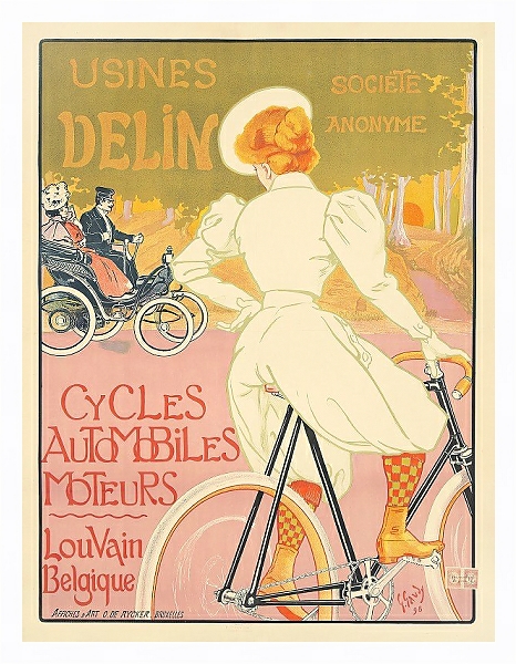 Постер Usines Delin с типом исполнения На холсте в раме в багетной раме 221-03