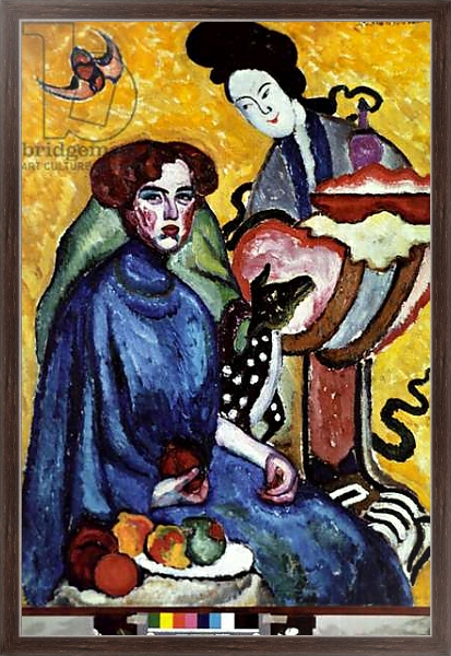 Постер Portrait of Evguenia Kirkaldi с типом исполнения На холсте в раме в багетной раме 221-02