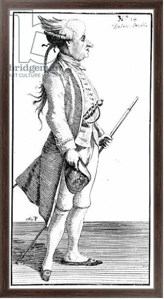 Постер Caricature of Raimondo Cocchi с типом исполнения На холсте в раме в багетной раме 221-02