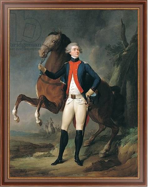Постер Gilbert Motier Marquis de la Fayette, 1788 с типом исполнения На холсте в раме в багетной раме 35-M719P-83