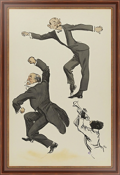 Постер Vieil-Castel et Barry Wall dansent с типом исполнения На холсте в раме в багетной раме 35-M719P-83