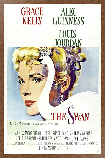 Постер Poster - Swan с типом исполнения На холсте в раме в багетной раме 1727.4310