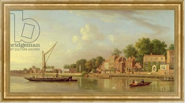 Постер The Thames at Twickenham, c.1760 с типом исполнения На холсте в раме в багетной раме NA033.1.051