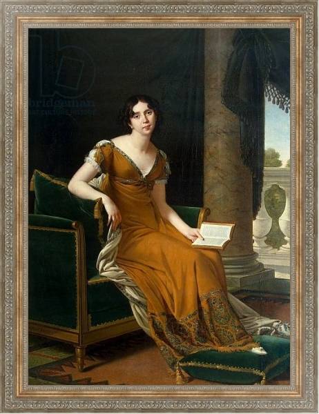 Постер Portrait of Yelizaveta Demidova, c.1805 с типом исполнения На холсте в раме в багетной раме 484.M48.310