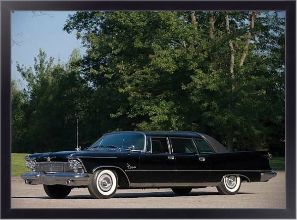 Постер Chrysler Imperial Crown Limousine '1958 с типом исполнения На холсте в раме в багетной раме 221-01