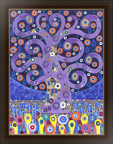 Постер The Peacock Tree, 2011, с типом исполнения На холсте в раме в багетной раме 1.023.151