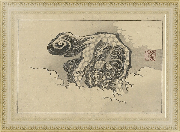 Постер Shishi zu с типом исполнения Акварель в раме в багетной раме 484.M48.725