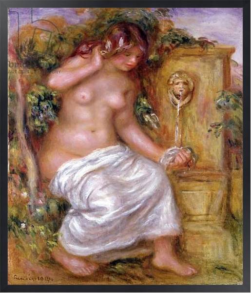Постер The Bather at the Fountain, 1914 с типом исполнения На холсте в раме в багетной раме 1727.8010