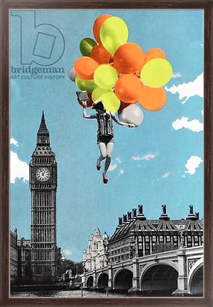 Постер Balloons, 2017, с типом исполнения На холсте в раме в багетной раме 221-02