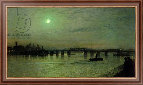Постер Battersea Bridge, 1885 с типом исполнения На холсте в раме в багетной раме 35-M719P-83