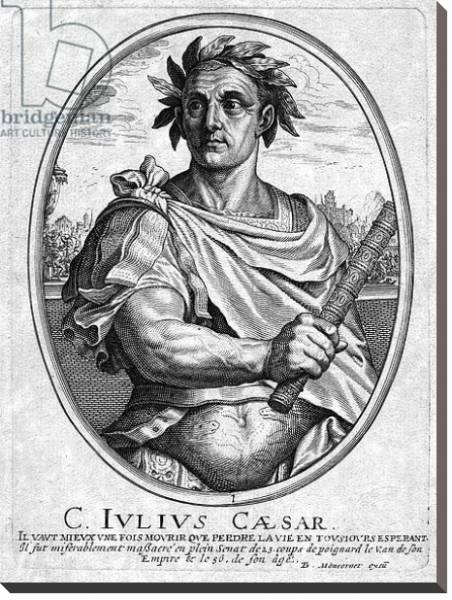 Постер Julius Ceasar, engraved by Baltazar Moncornet с типом исполнения На холсте без рамы