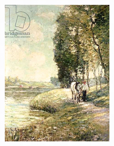 Постер Country Road to Spuyten, Duyvil, New York с типом исполнения На холсте в раме в багетной раме 221-03
