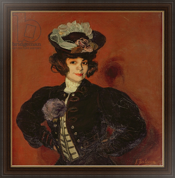 Постер Portrait of a Woman 12 с типом исполнения На холсте в раме в багетной раме 1.023.151