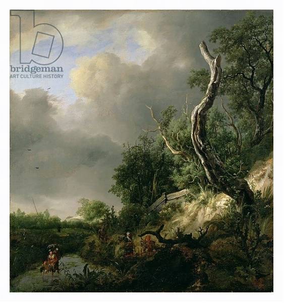 Постер The Dunes near Haarlem с типом исполнения На холсте в раме в багетной раме 221-03