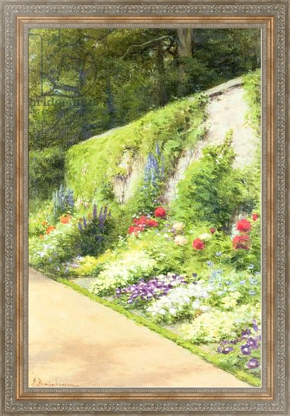 Постер The Artist's Garden с типом исполнения На холсте в раме в багетной раме 484.M48.310