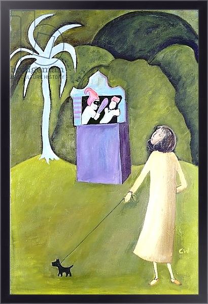 Постер Punch and Judy, 1983 с типом исполнения На холсте в раме в багетной раме 221-01