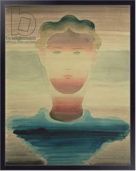 Постер Striped Portrait, 1932 с типом исполнения На холсте в раме в багетной раме 221-01