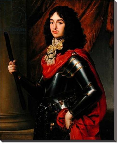 Постер Portrait of Prince Edward of the Palatinate in Armour с типом исполнения На холсте без рамы