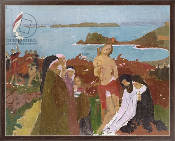 Постер Saint Sebastian by the sea, 1912 с типом исполнения На холсте в раме в багетной раме 221-02
