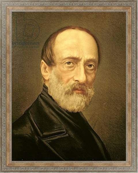 Постер Portrait of Giuseppe Mazzini с типом исполнения На холсте в раме в багетной раме 484.M48.310