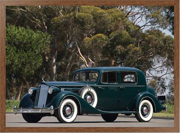 Постер Packard Twelve Club Sedan '1936 с типом исполнения На холсте в раме в багетной раме 1727.4310
