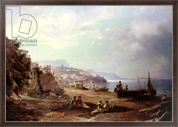 Постер Amalfi, с типом исполнения На холсте в раме в багетной раме 221-02