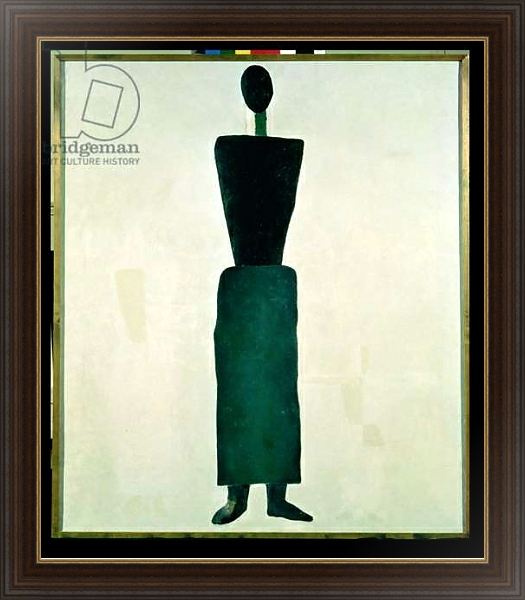 Постер Suprematist Female Figure, 1928-32 с типом исполнения На холсте в раме в багетной раме 1.023.151