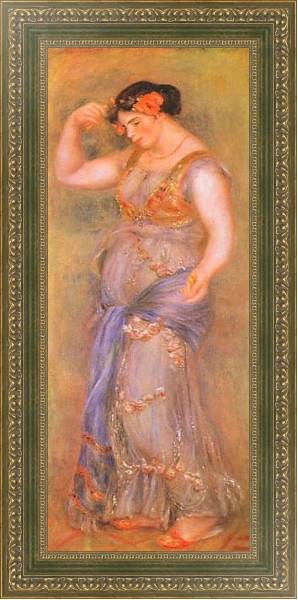 Постер Танцовщица с кастаньетами 3 с типом исполнения На холсте в раме в багетной раме 484.M48.640