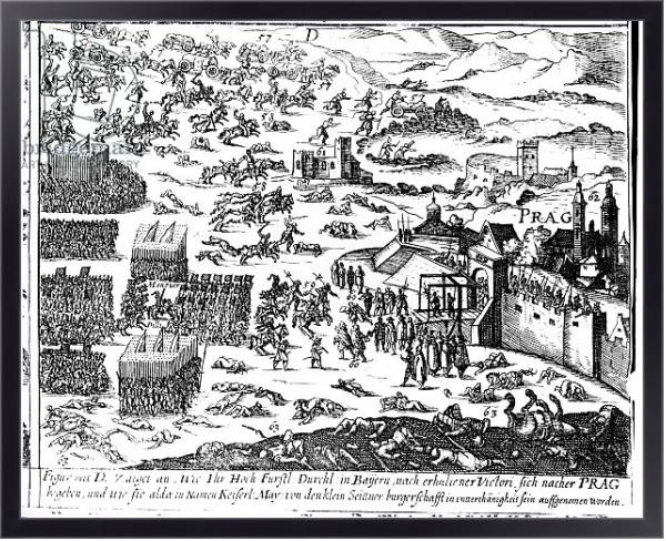 Постер Defenestration of Prague, 1618 с типом исполнения На холсте в раме в багетной раме 221-01