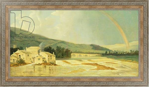Постер Otley Bridge on the River Wharfe с типом исполнения На холсте в раме в багетной раме 484.M48.310