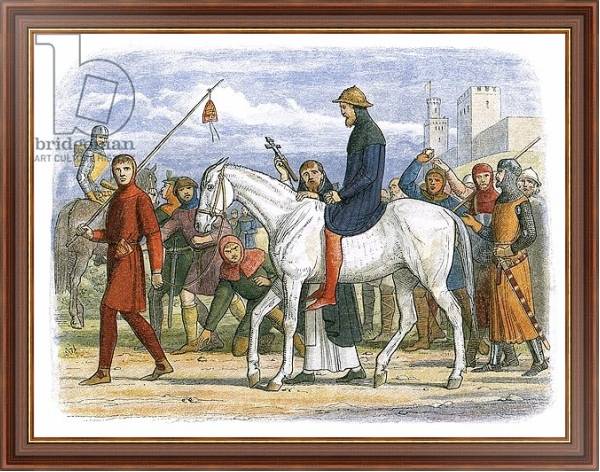 Постер Thomas, Earl of Lancaster, being led to execution с типом исполнения На холсте в раме в багетной раме 35-M719P-83