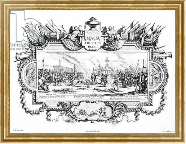 Постер The Pyre, plate 13 of 'The Miseries and Misfortunes of War', Fructus Belli с типом исполнения На холсте в раме в багетной раме NA033.1.051