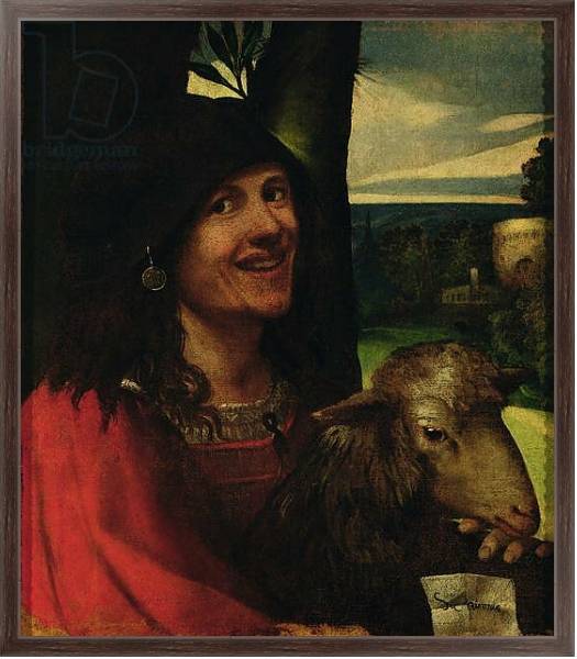 Постер Portrait of a Court Jester с типом исполнения На холсте в раме в багетной раме 221-02