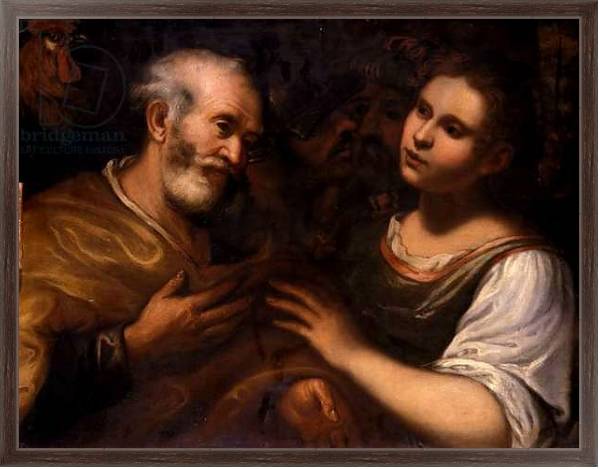 Постер St. Peter and Mary Magdalene, c.1600 с типом исполнения На холсте в раме в багетной раме 221-02