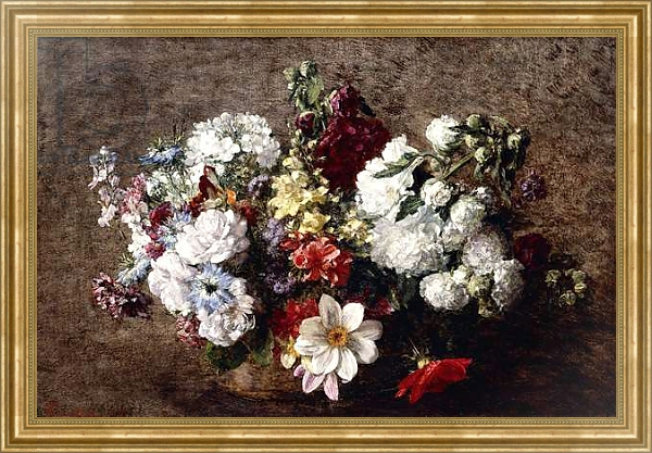Постер Mixed Bouquet, 1882 с типом исполнения На холсте в раме в багетной раме NA033.1.051