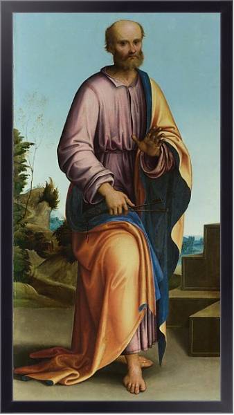 Постер Святой Петр с типом исполнения На холсте в раме в багетной раме 221-01