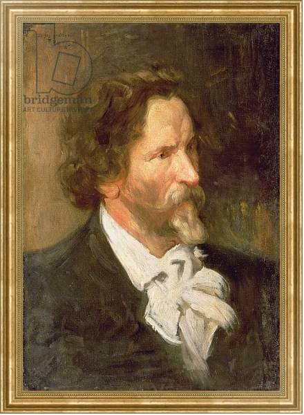 Постер Portrait of Ilja Repin, 1902 с типом исполнения На холсте в раме в багетной раме NA033.1.051