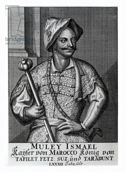 Постер Moulay Ismail Ibn Sharif, 1719 с типом исполнения На холсте в раме в багетной раме 221-03