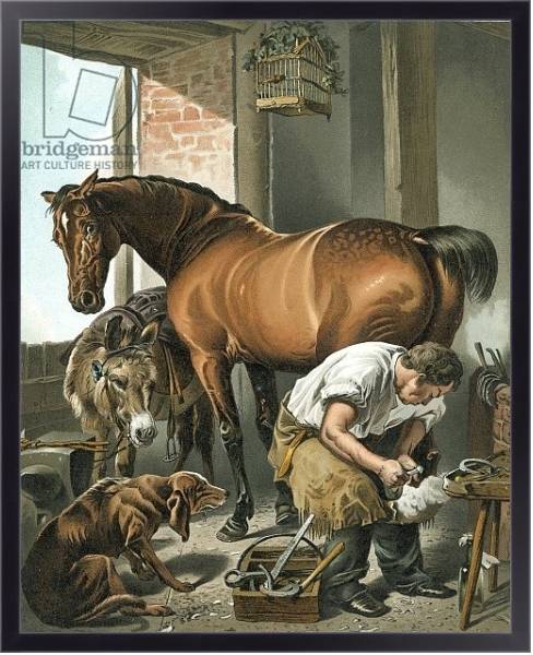 Постер Blacksmith с типом исполнения На холсте в раме в багетной раме 221-01
