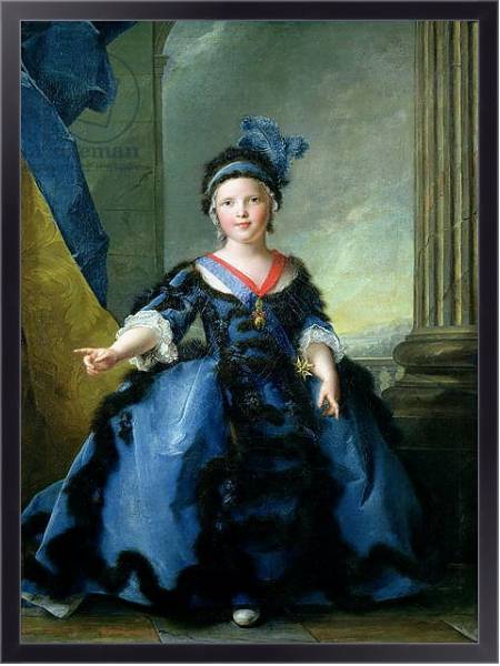 Постер Louis-Joseph-Xavier de France Duke of Burgundy, 1754 с типом исполнения На холсте в раме в багетной раме 221-01