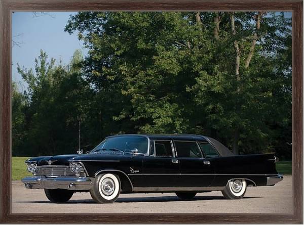 Постер Chrysler Imperial Crown Limousine '1958 с типом исполнения На холсте в раме в багетной раме 221-02