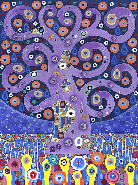 Постер The Peacock Tree, 2011, с типом исполнения На холсте без рамы