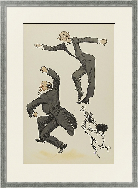 Постер Vieil-Castel et Barry Wall dansent с типом исполнения Под стеклом в багетной раме 1727.2510