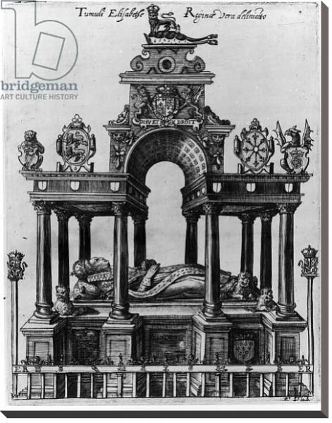 Постер The Tomb of Elizabeth I, 1620 с типом исполнения На холсте без рамы