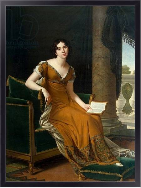Постер Portrait of Yelizaveta Demidova, c.1805 с типом исполнения На холсте в раме в багетной раме 221-01