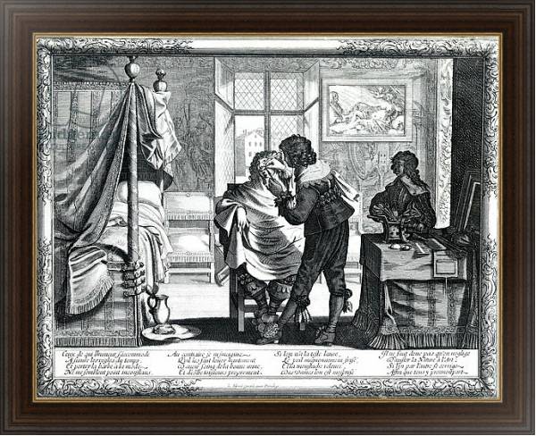 Постер les Metiers, published by Jean Leblond I, c.1632-1635 с типом исполнения На холсте в раме в багетной раме 1.023.151
