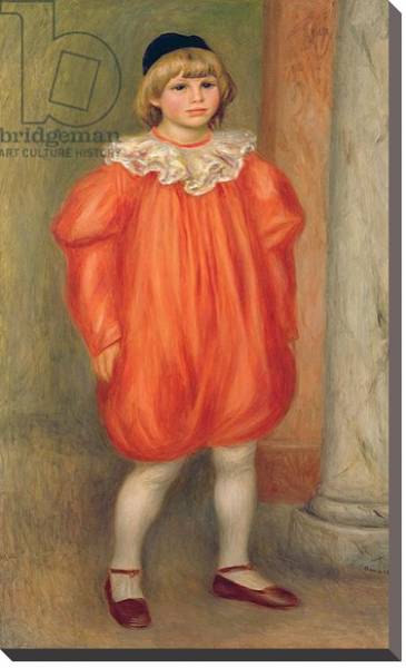 Постер Claude Renoir in a clown costume, 1909 с типом исполнения На холсте без рамы