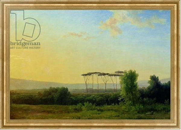 Постер Roman Countryside с типом исполнения На холсте в раме в багетной раме NA033.1.051